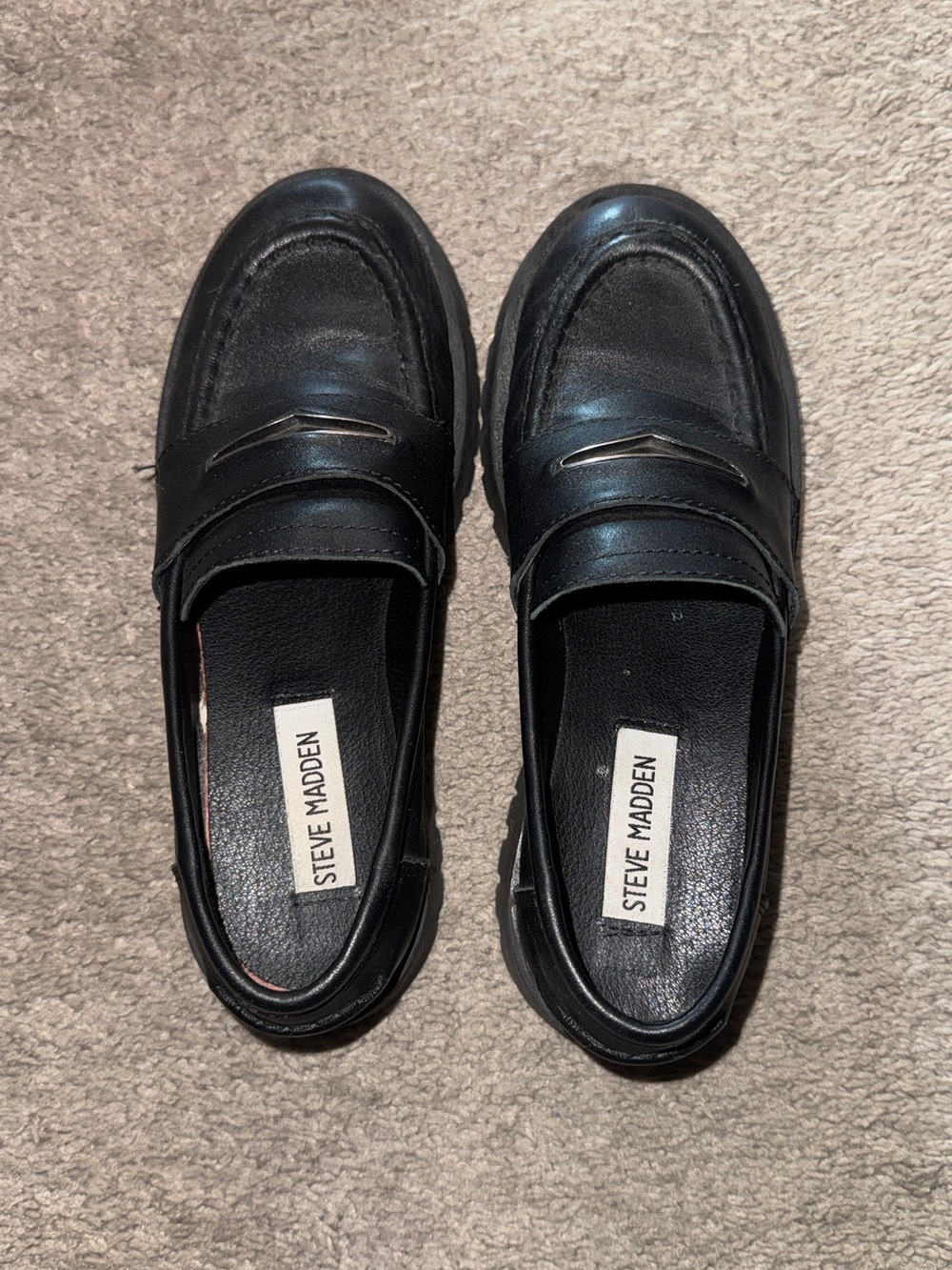 Steve Madden platform loafers